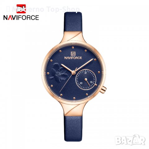Дамски часовник NAVIFORCE Feminino Blue/Gold 5001L RGBEBE., снимка 4 - Дамски - 34751327
