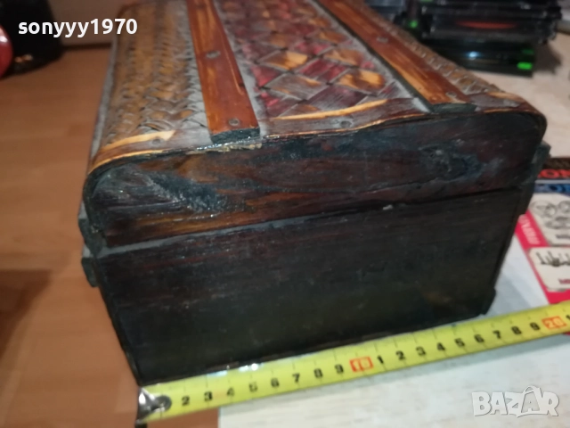 КРАСИВА ПЛЕТЕНА КУТИЯ ОТ ЕДНО ВРЕМЕ 0109252037LCHERY, снимка 14 - Антикварни и старинни предмети - 51570910