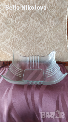 Стъклена фруктиера , снимка 3 - Други - 36233607