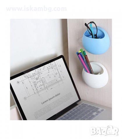 ОРГАНАЙЗЕР ЗА СТЕНА ЗА ЧЕТКИ И ПАСТА ЗА ЗЪБИ, ДОМАКИНСКИ ГЪБ - код 1961, снимка 3 - Други стоки за дома - 33967325