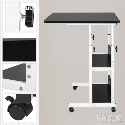 ПРОМОЦИЯ Мобилно офис бюро / маса с компактен размер и многофункционално приложение ZT1402802A, снимка 4 - Бюра - 52824291