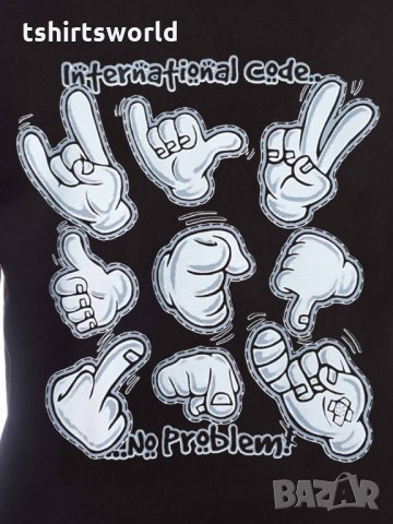 Нов детски суичър с трансферен печат International code.. no problem, снимка 2 - Детски анцузи и суичери - 34549911