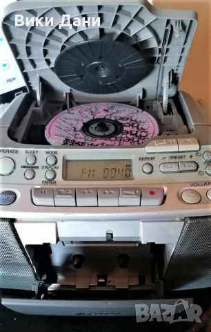 Sony CD Radio Cassette-Corder CFD-S03CPL, снимка 3 - Радиокасетофони, транзистори - 36344023