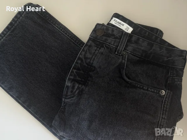Дънки PULL&BEAR с права кройка | 38, снимка 3 - Дънки - 55751918