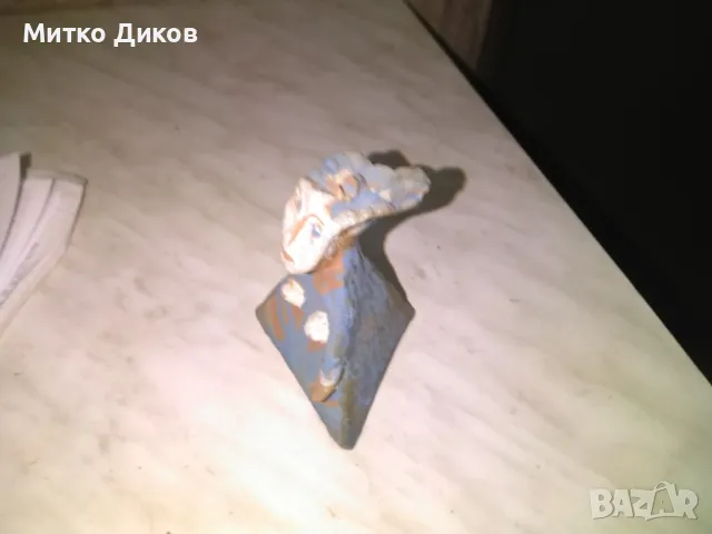 Скулптура арт декор без ръка твърд материал 100х81х70мм, снимка 4 - Декорация за дома - 48429151