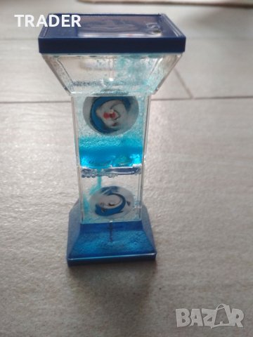 Таймер, делфин , пясъчен часовник, течен балон, детска играчка, декор за бюро , снимка 3 - Игри и пъзели - 40816007