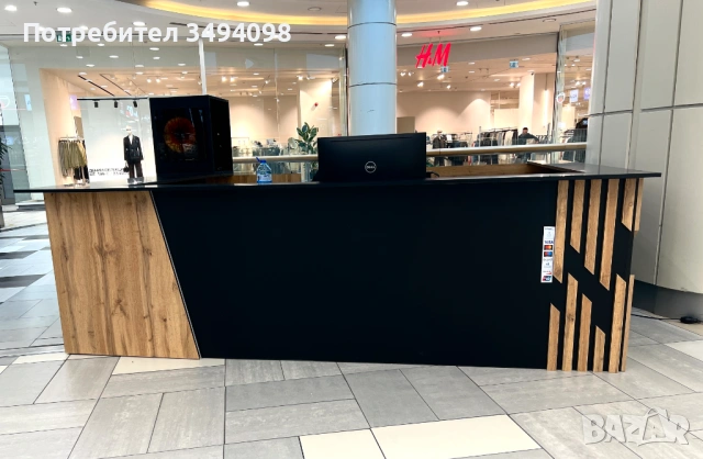 Търговски щанд / павилин /киоск 3x2 Модерен MDF + LED