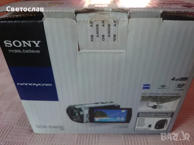 Нова цифрова камера Sony Handycam DCR-SX65E, снимка 1