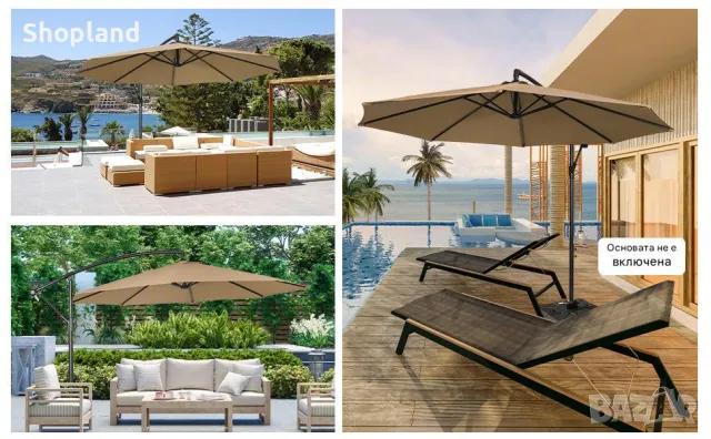 Висящ чадър тип банан, снимка 3 - Други - 50291363