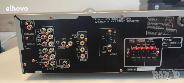Ресивър JVC RX-5052, снимка 4 - Ресийвъри, усилватели, смесителни пултове - 51089060