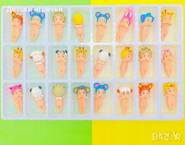 Адвент календар Sunny Angel Hippers с 24 фигурки, с животни, снимка 3 - Фигурки - 53101372