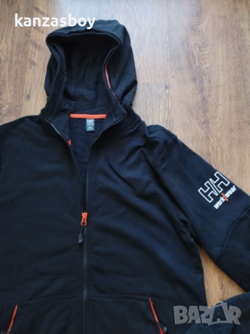 Helly-Hansen Men Workwear Kensington Zip Hooded Jacket - мъжко работно горнище М, снимка 3 - Спортни дрехи, екипи - 51797056
