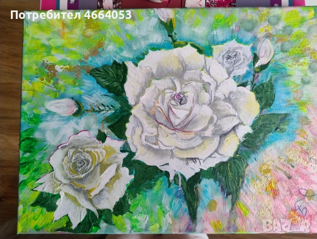 "Роза";"Амарилис 1"; "Дървото на живота"; "Зимен пейзаж"; " Амарилис 1"; "Коледен Исус"