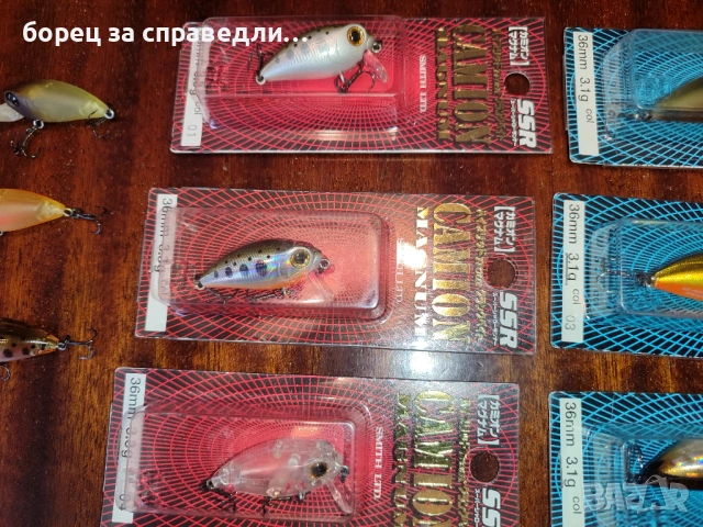 Воблери Smith Camion SR,Still,Megabass,щурци за клен,кутии за примамки., снимка 8 - Такъми - 53422539