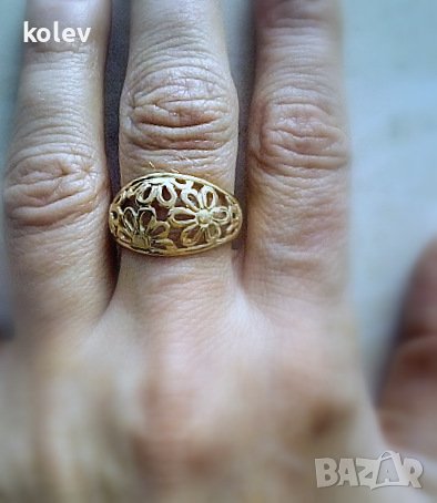 Златен пръстен МАРГАРИТИ 3.31 грама/размер №62-63, снимка 7 - Пръстени - 41586787