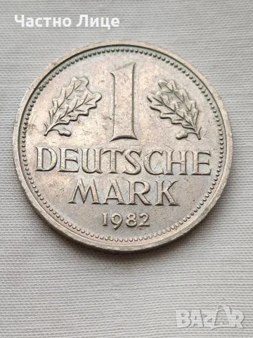 UNC 1 DEUTSCHE BUNDES MARK 1982 D  1 германска марка 