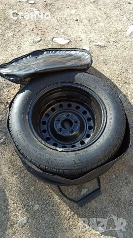 Резервна гума с джанта и калъф за Нисан Алмера Тино, снимка 2 - Гуми и джанти - 53165333