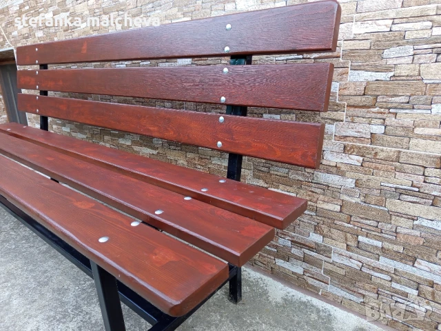 градинска пейка, снимка 2 - Градински мебели, декорация  - 51289116