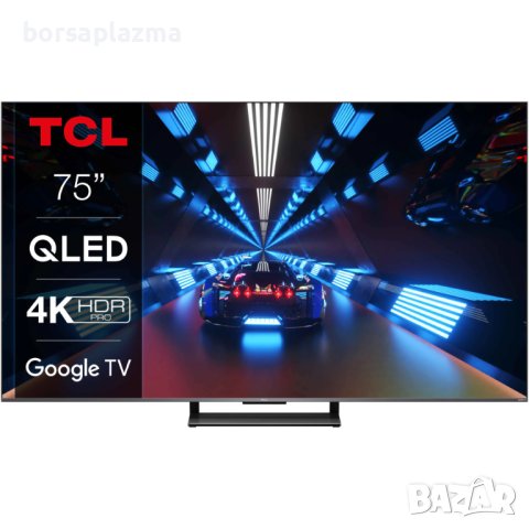 TCL MiniLed 75C845, 75" (189 см), Smart Google TV, 4K Ultra HD, 100 hz, Клас F, снимка 8 - Телевизори - 40773275