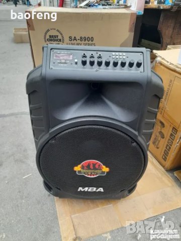 Чисто нова MBA SA-8900 ULTRA 6000w  Караоке стерео колона 12месеца гаранция модел 2024, снимка 9 - Тонколони - 44389218