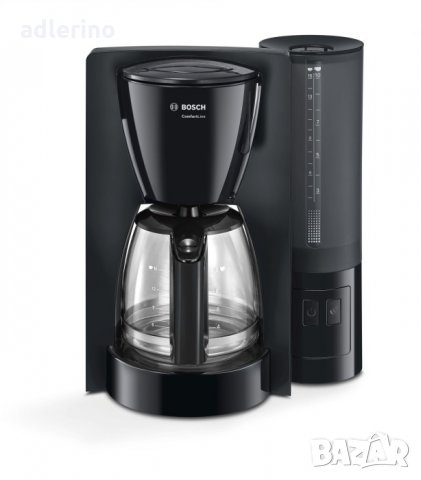 Bosch TKA6A043 кафемашина, черна, кафемашина за шварц кафе, машина за филтърно кафе, снимка 1