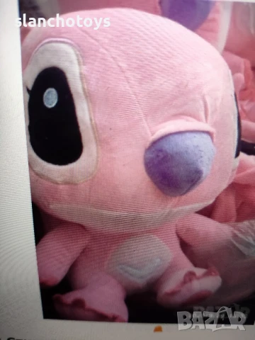 Стич ,100см. с крака или седнал, снимка 13 - Плюшени играчки - 46596175