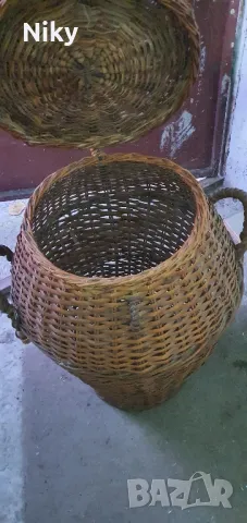 Плетен кош 65х40 см., снимка 3 - Декорация за дома - 48089075