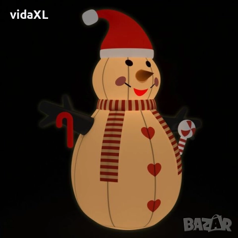 vidaXL Надуваем снежен човек с LED 250 см(SKU:345372)