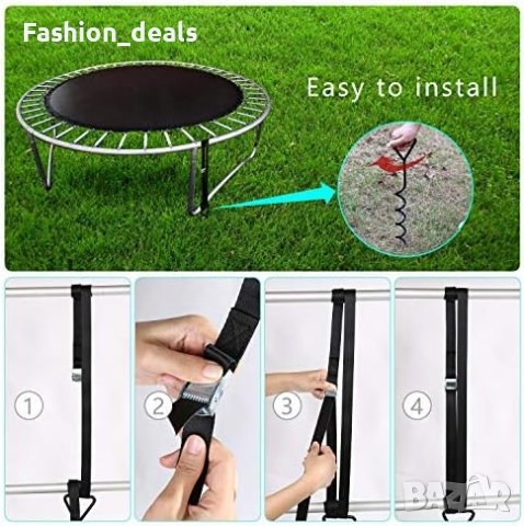 Нов Комплект за батут люлки палатки/ Закрепване Къмпинг Туризъм, снимка 9 - Палатки - 41161121