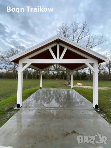 изграждане на навеси и дървени конструкции , снимка 3 - Ремонти на покриви - 53139090