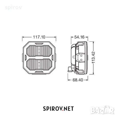 LED фар OSRAM LEDPWL 113-UW 12/24V 1500lm 6000K, снимка 2 - Части - 55701873