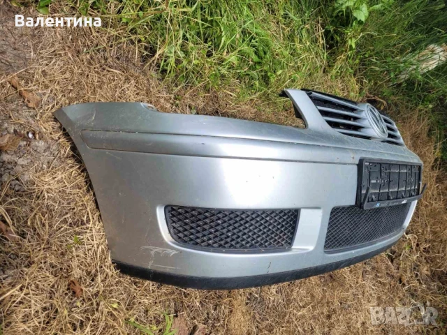 Предна броня за VW Polo 2001 година,сив цвят, снимка 5 - Части - 51149574