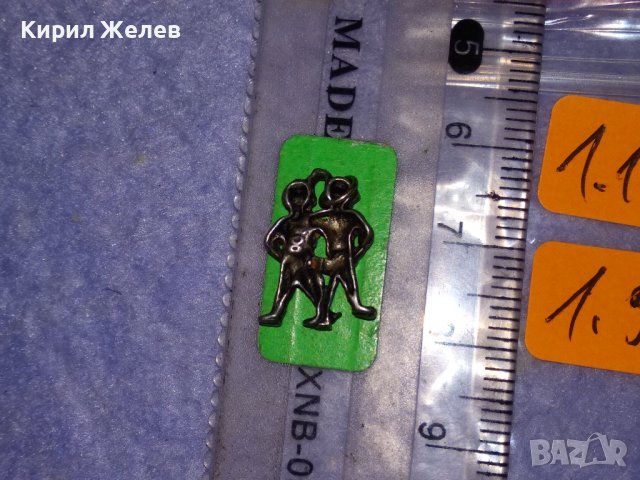 СТАР Сребърен ЗОДИАКАЛЕН АРТ МЕДАЛЬОН ЗОДИЯ БЛИЗНАЦИ СРЕБРО 800 ФИГУРАЛЕН АСТРОЛОГИЧЕН ПЕНДАНТ 25427, снимка 9 - Антикварни и старинни предмети - 39319673