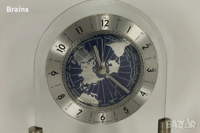 Немски Кварцов Часовник HOWARD MILLER Световно Време, снимка 4 - Антикварни и старинни предмети - 47480516