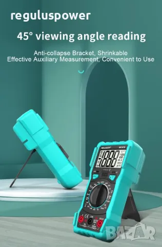 Цифров мултицет Mileseey MC616, NCV,hFE triode, AC/DC 600V, фенерче, подсветка , снимка 3 - Друга електроника - 50241688