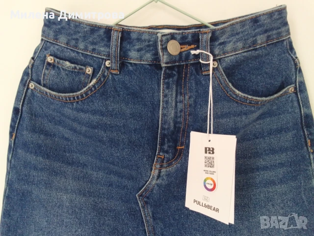 Дънкова пола Pull&Bear XS размер, снимка 10 - Поли - 51048658