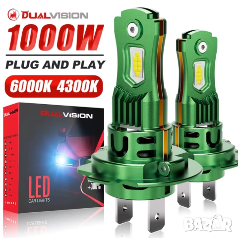 Комплект от 2 броя H7 LED крушки CANBUS Light 6000K