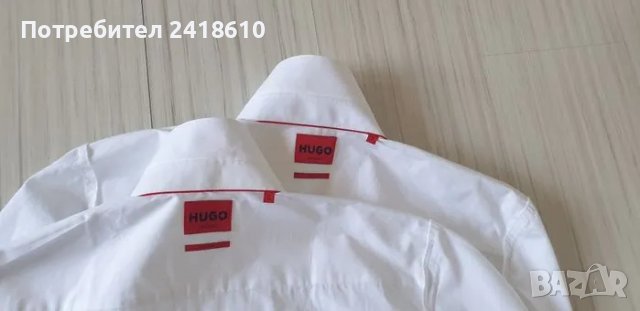 Hugo Boss HUGO Erondo Fit Easy Iron Mens Size 42/ 16 1/2 /L  40/15/3/4 S/ M НОВО! ОРИГИНАЛ! Мъжки Ри, снимка 13 - Ризи - 47334809