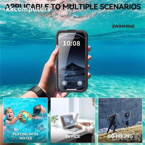 Водоустойчив калъф REDPEPPER FS Series за iPhone Air – IP68 защита, удароустойчив и съвместим с MagS, снимка 5 - Калъфи, кейсове - 52238014