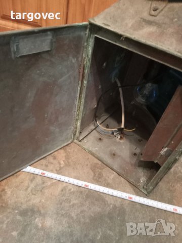 Голям корабен меден фенер, снимка 6 - Антикварни и старинни предмети - 41502558