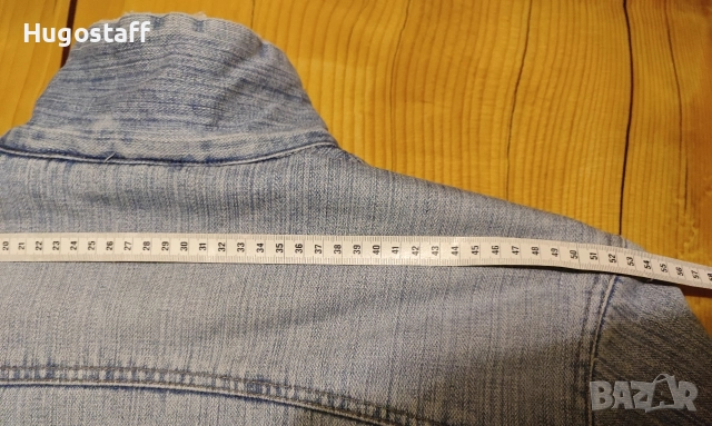 Оригинално G-star мъжко топло дънково яке с подплата L, снимка 10 - Якета - 52562103