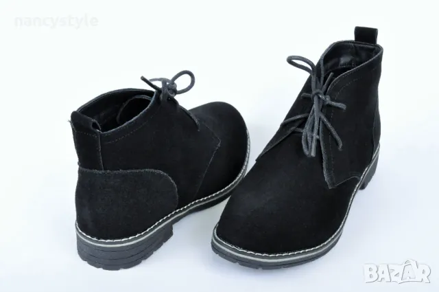 НОВО! Дамски кларкове от естествен велур - Четири цвята, снимка 12 - Дамски боти - 47495488