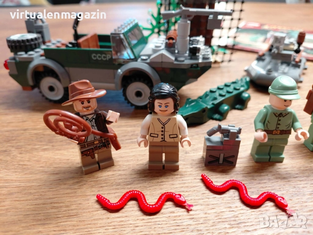 Лего Indiana Jones - Lego 7625 - Преследване край реката, снимка 10 - Колекции - 52909412