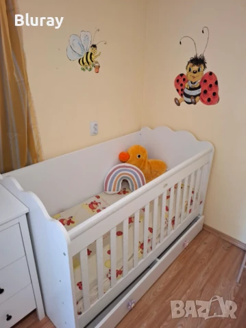 Детско креватче + матрак, снимка 2 - Бебешки легла и матраци - 51007842