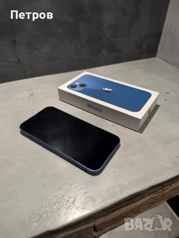 КАТО НОВ Iphone 13 Blue, 86% батерия, снимка 6 - Apple iPhone - 53359360