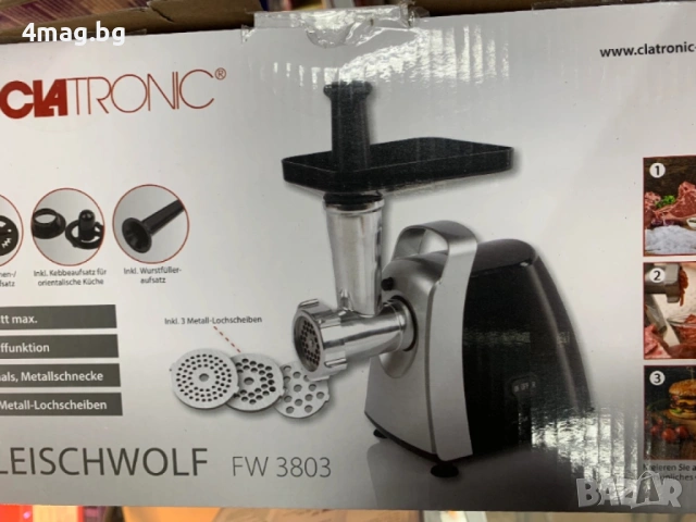 Месомелачка Clatronic FW 3803, 1000 W