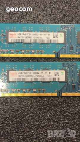8GB (2x4GB) DDR3 Hynix PC3-12800U (1600Mhz,CL-10,КИТ), снимка 2 - RAM памет - 53532463