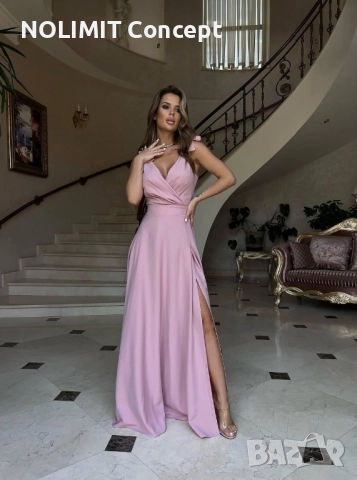 Дамска официална дълга рокля, снимка 3 - Рокли - 51507541