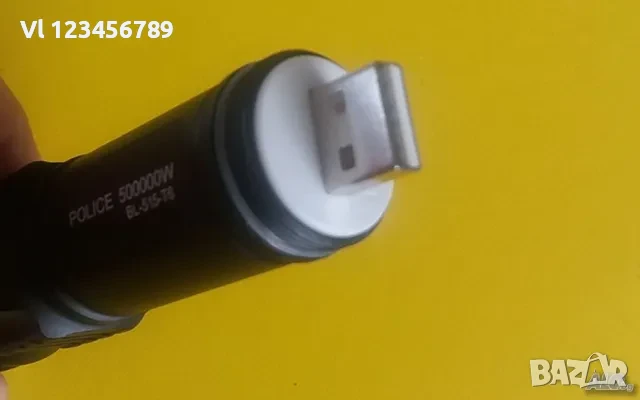 Мощен 8 см акумулаторен cree Т6 LED фенер с USB зареждане, снимка 4 - Къмпинг осветление - 50748925