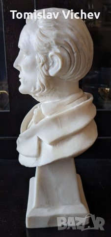 Вагнер бюст, детайлен , снимка 3 - Антикварни и старинни предмети - 41765280
